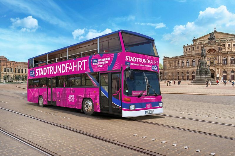 Billet Visite de la ville de Dresde en bus