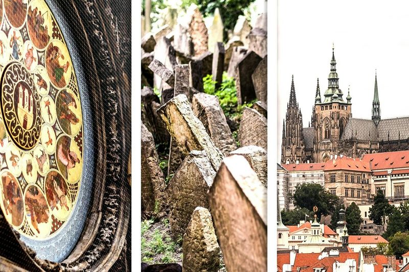 Billet Château de Prague, quartier juif et horloge astronomique : Coupe-file + guide audio