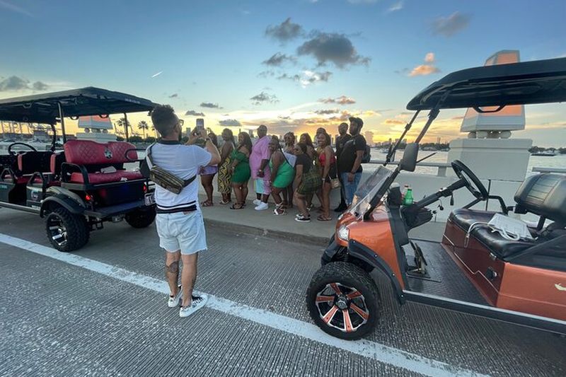 Billet Visite privée de Miami Beach en panier de golf