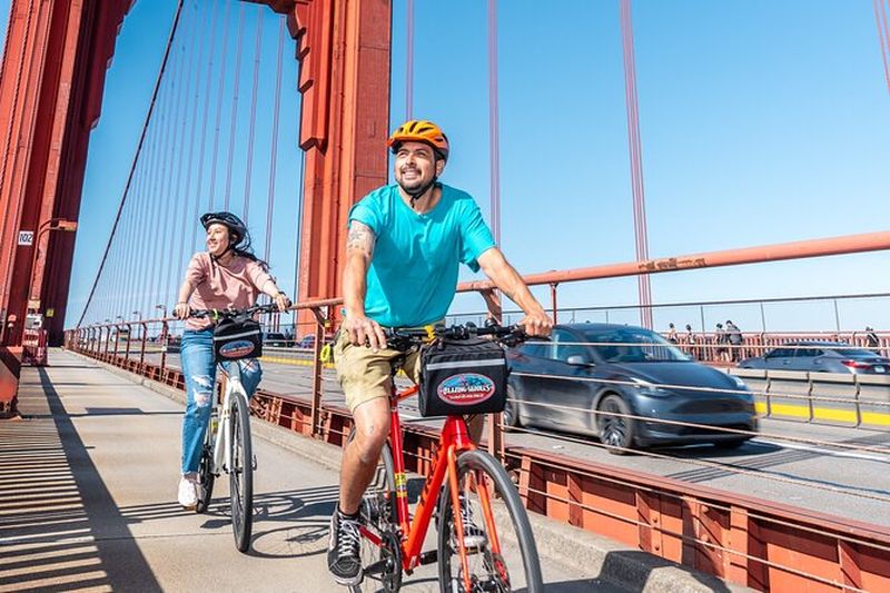Billet San Francisco Golden Gate Bridge Location de vélos ou de vélos électriques