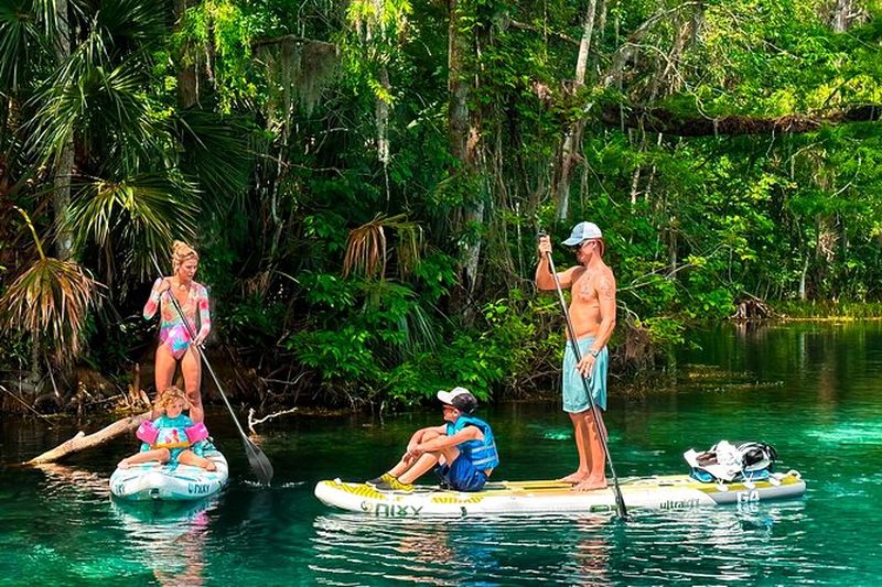Billet Silver Springs Crystal Clear Paddle Board Adventure