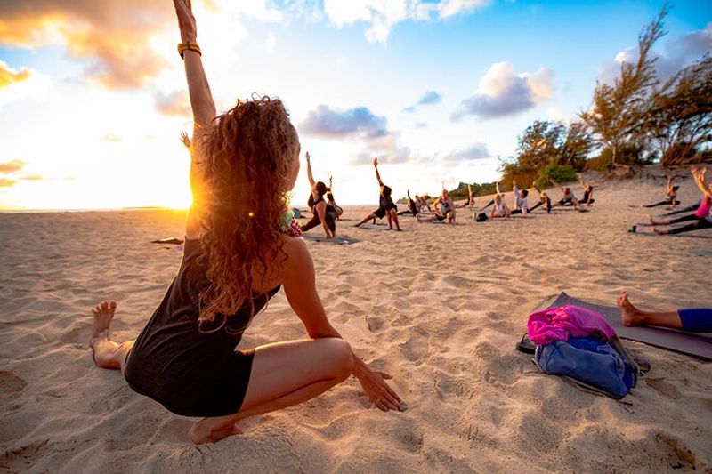 Billet Sunrise Yoga à Kailua Beach