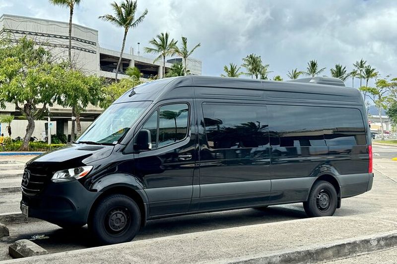 Billet Honolulu Transfert privé: Aéroport, Port, Hôtel (1-12 Passagers)