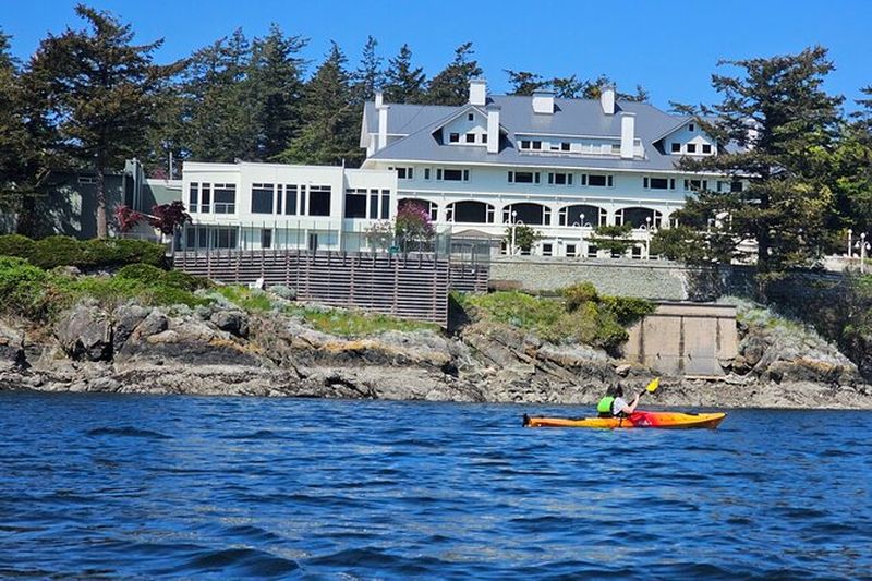 Billet Cafés et kayaks: Journée complète d'aventure en kayak sur l'île des Orques