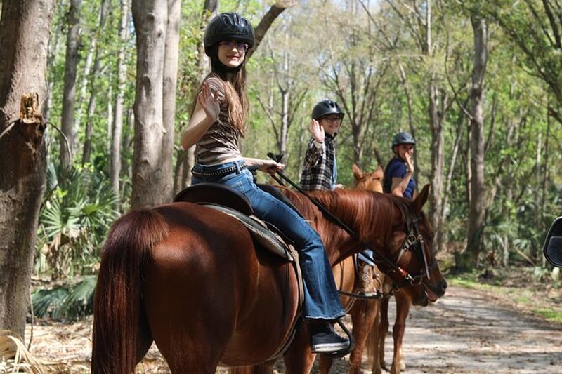 Billet 1 heure guidée Horseback Trail Ride Rock Springs Run State Reserve