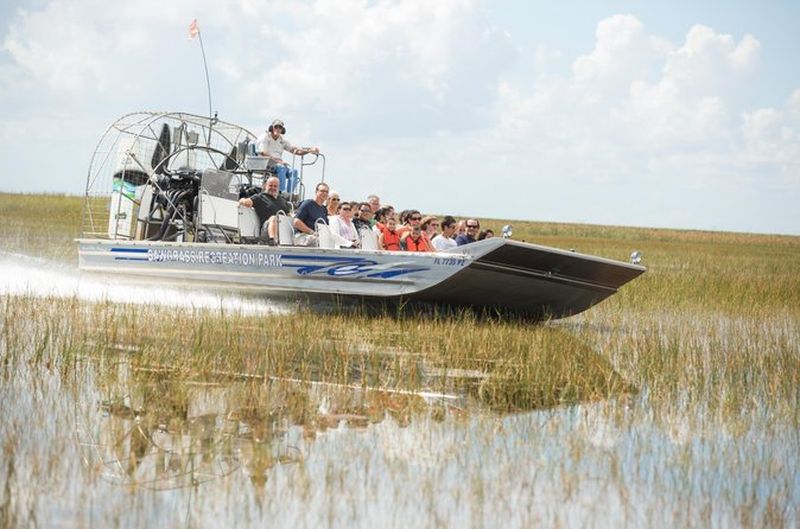 Billet De Miami : Airboat Everglades, zoo animalier et bus aller-retour