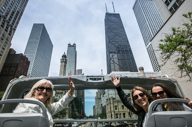 Billet Big Bus Chicago : 48 - Visite de Hop-on Hop-off d'une heure et 360 CHICAGO Deck