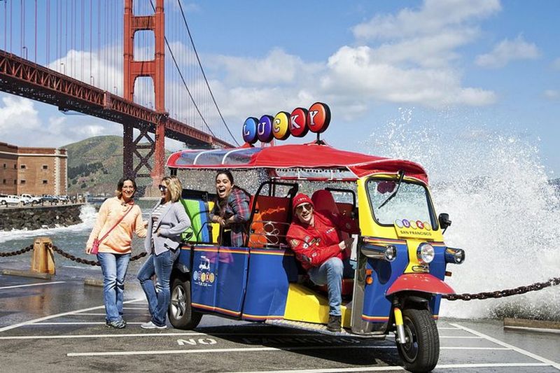 Billet Visite privée de San Francisco 2,5 h sur mesure - Lucky Tuk Tuk (max 6)