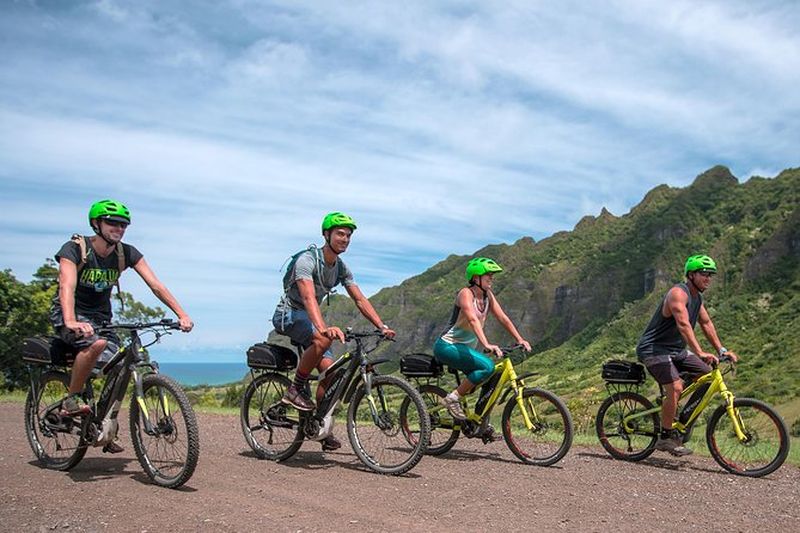 Billet Kualoa Ranch : Vélo électrique pour débutants