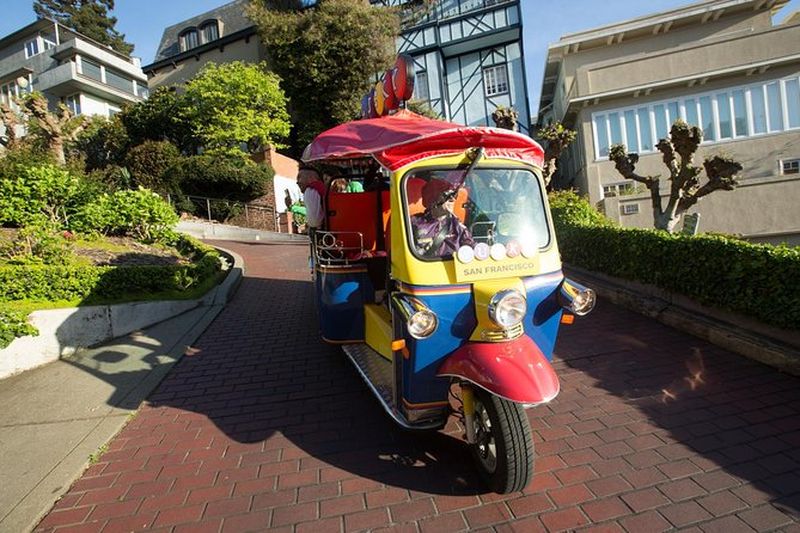 Billet Visite privée de la ville de San Francisco - Lucky Tuk Tuk (max 6)
