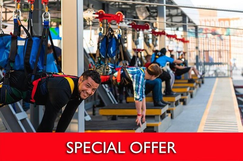 Billet Volez avec la tyrolienne LINQ sur la promenade LINQ à Las Vegas