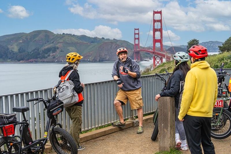 Billet Visite guidée à vélo ou à vélo électrique du Golden Gate Bridge de San Francisco à Sausalito