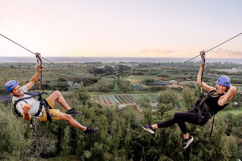 Billet Oahu's North Shore : 8 - Aventure de tyrolienne