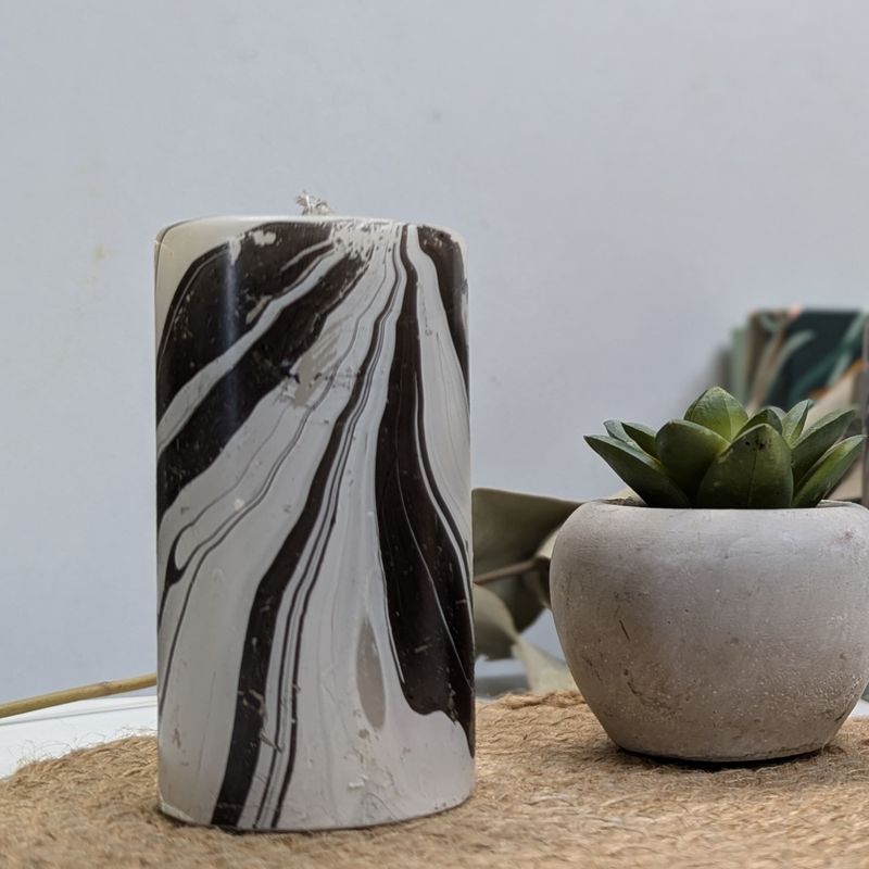 Billet Atelier - Réalisez votre bougie marbrée