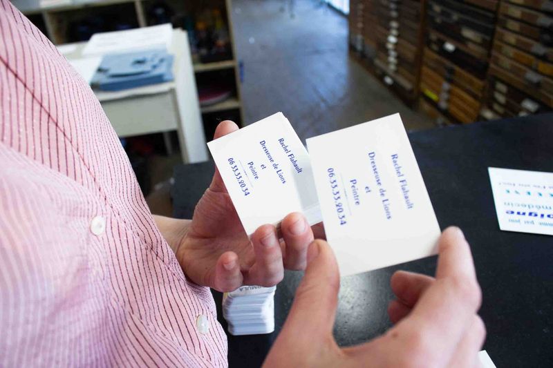 Billet Atelier - Imprimez vos cartes de visite