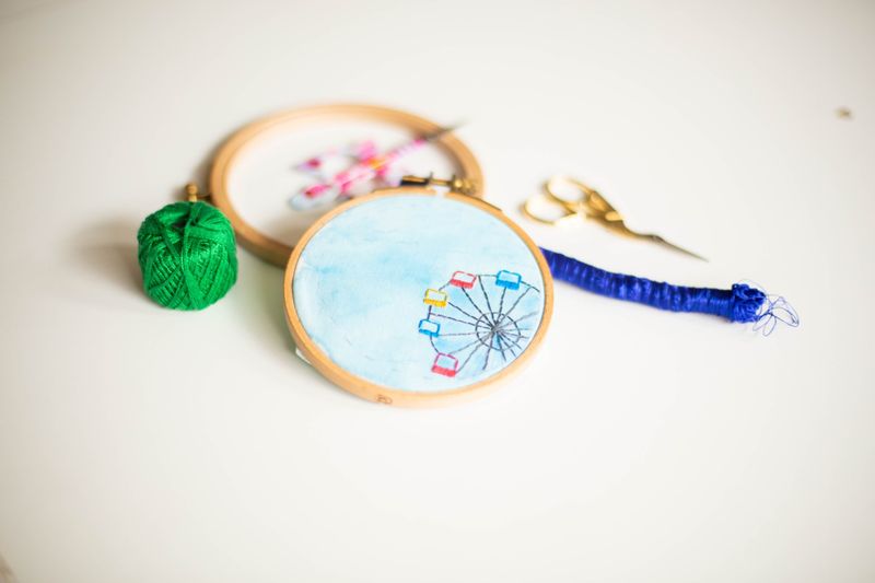 Billet Atelier - Découvrez la broderie sur aquarelle