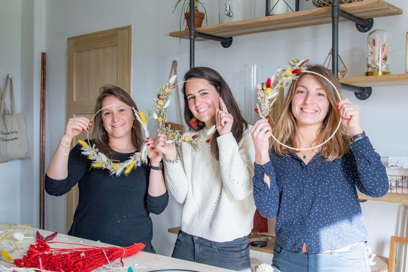 Billet Atelier - Créez votre couronne de fleurs séchées