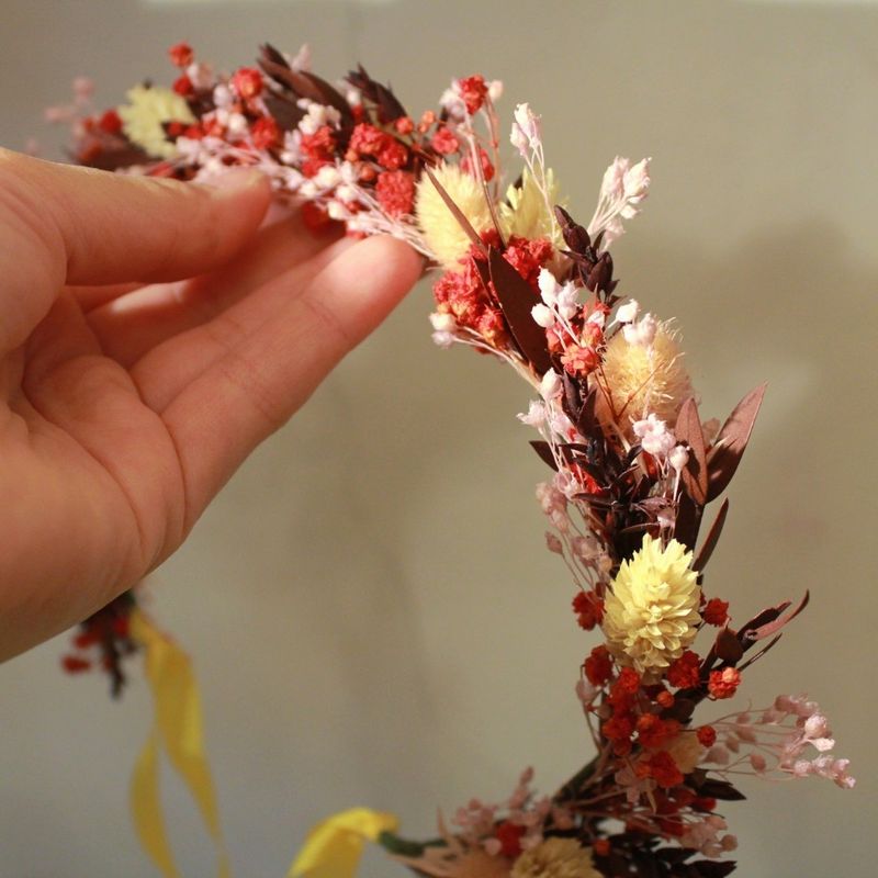 Billet Atelier - Créez votre couronne en fleurs stabilisées