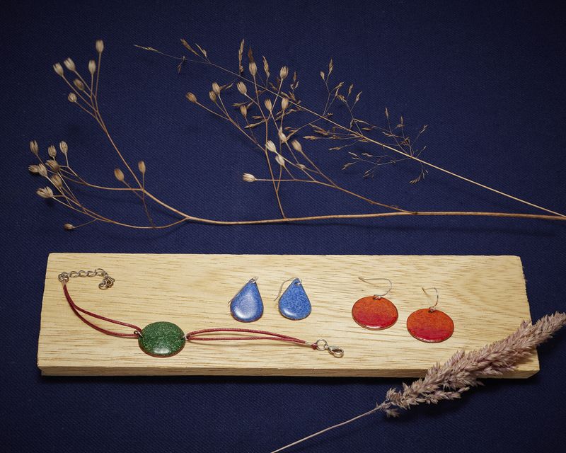 Billet Atelier - Réalisez votre bijou en émail sur cuivre