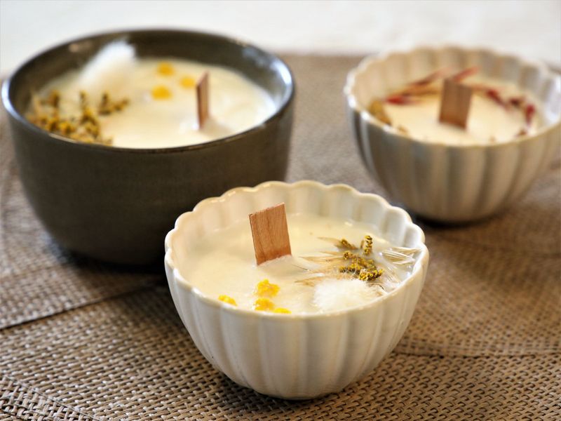 Billet Atelier - Réalisez votre bougie fleurie