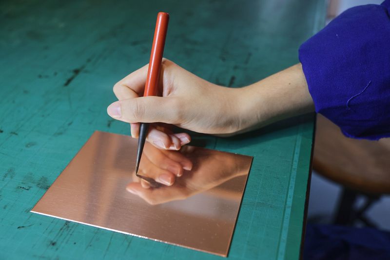 Billet Atelier - Découvrez la gravure à la pointe sèche sur cuivre