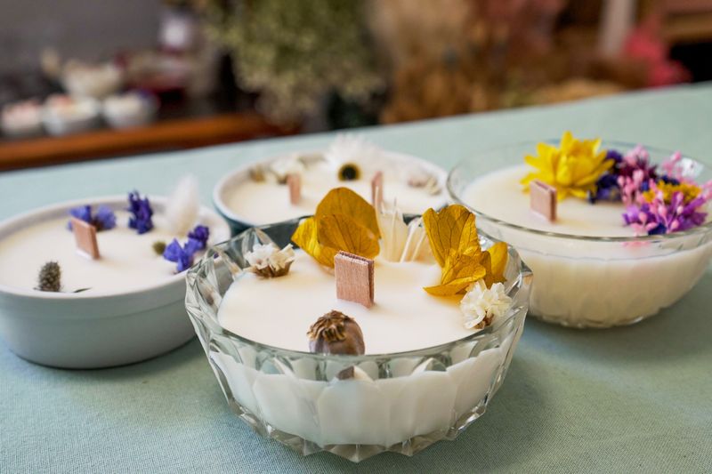 Billet Atelier - Fabriquez votre bougie fleurie en groupe