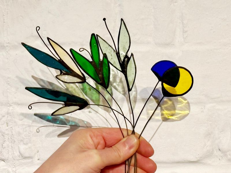 Billet Atelier - Créez votre bouquet de fleurs en vitrail