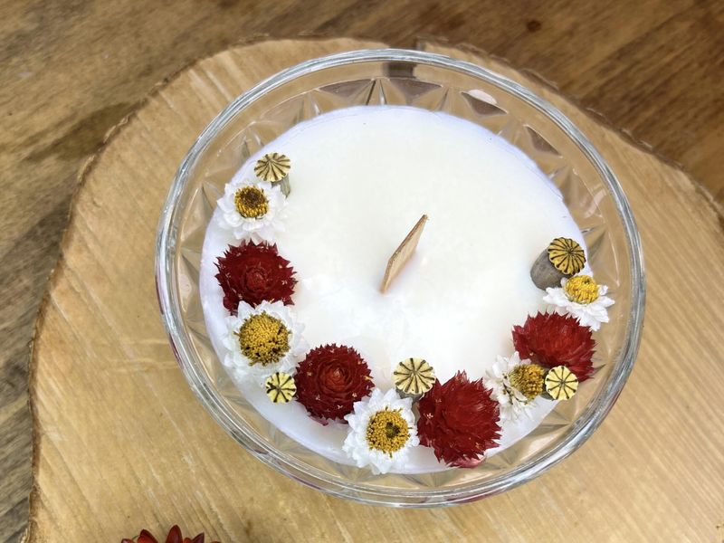 Billet Atelier - Créez votre bougie de fleurs séchées