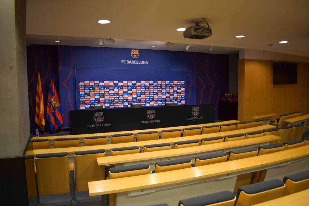 Le Studio de Presse au Camp Nou