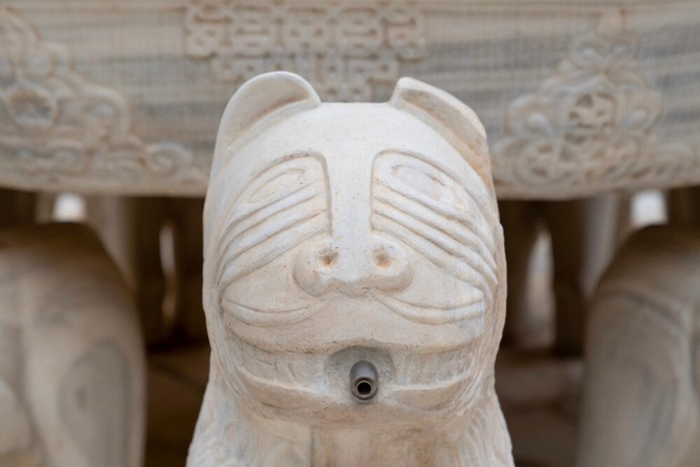 Sculpture de lion - Alhambra, Grenade