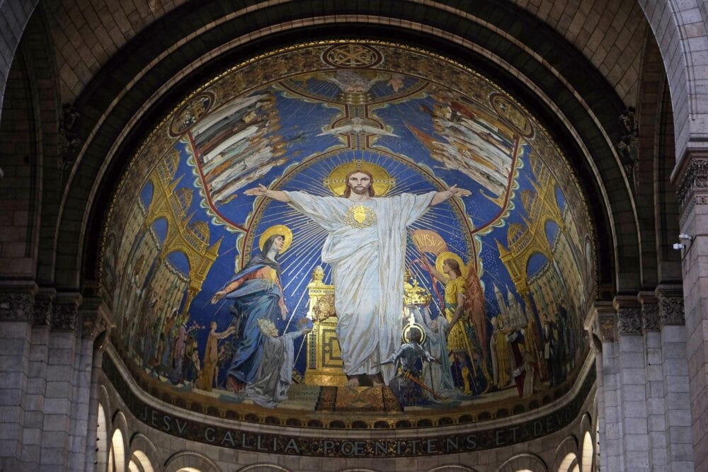 La grande mosaïque du Christ - Sacré Coeur - Paris