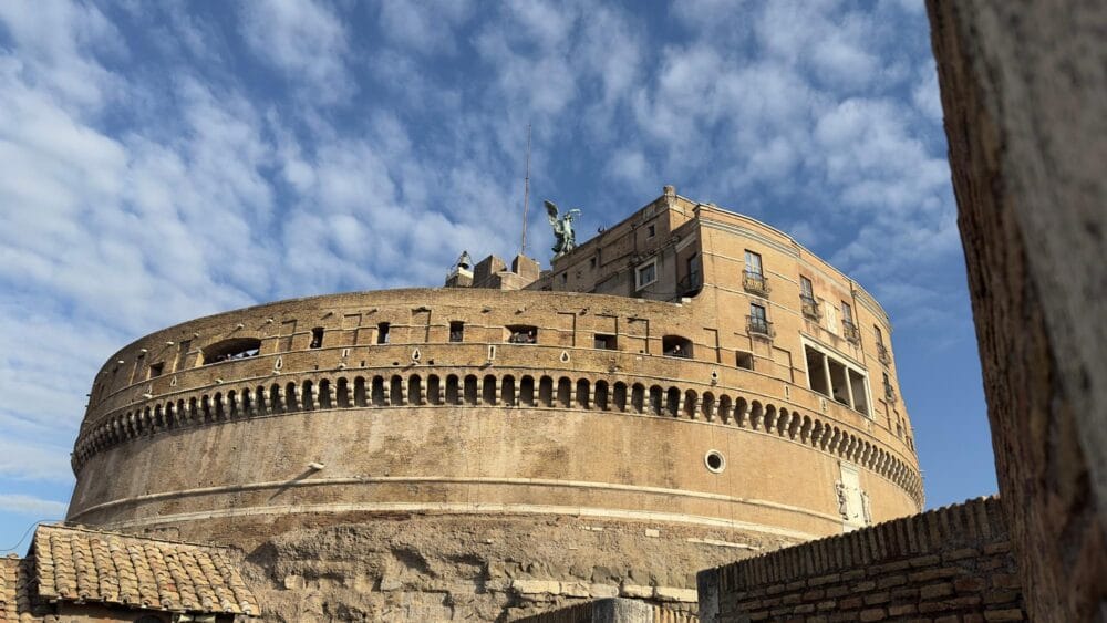 La terrasse panoramique du Château Saint-Ange à Rome