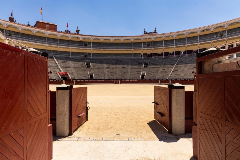 Les espaces intérieurs de l'arène de las ventas