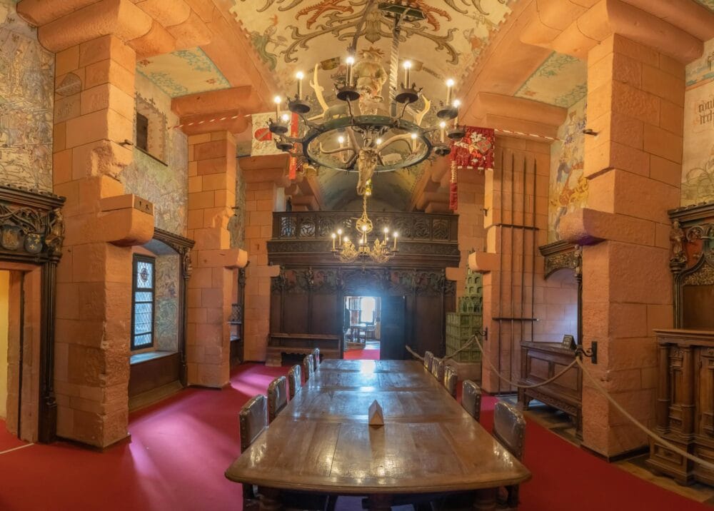 Salle du Kaiser, Château du Haut-Koenigsbourg, Orschwiller