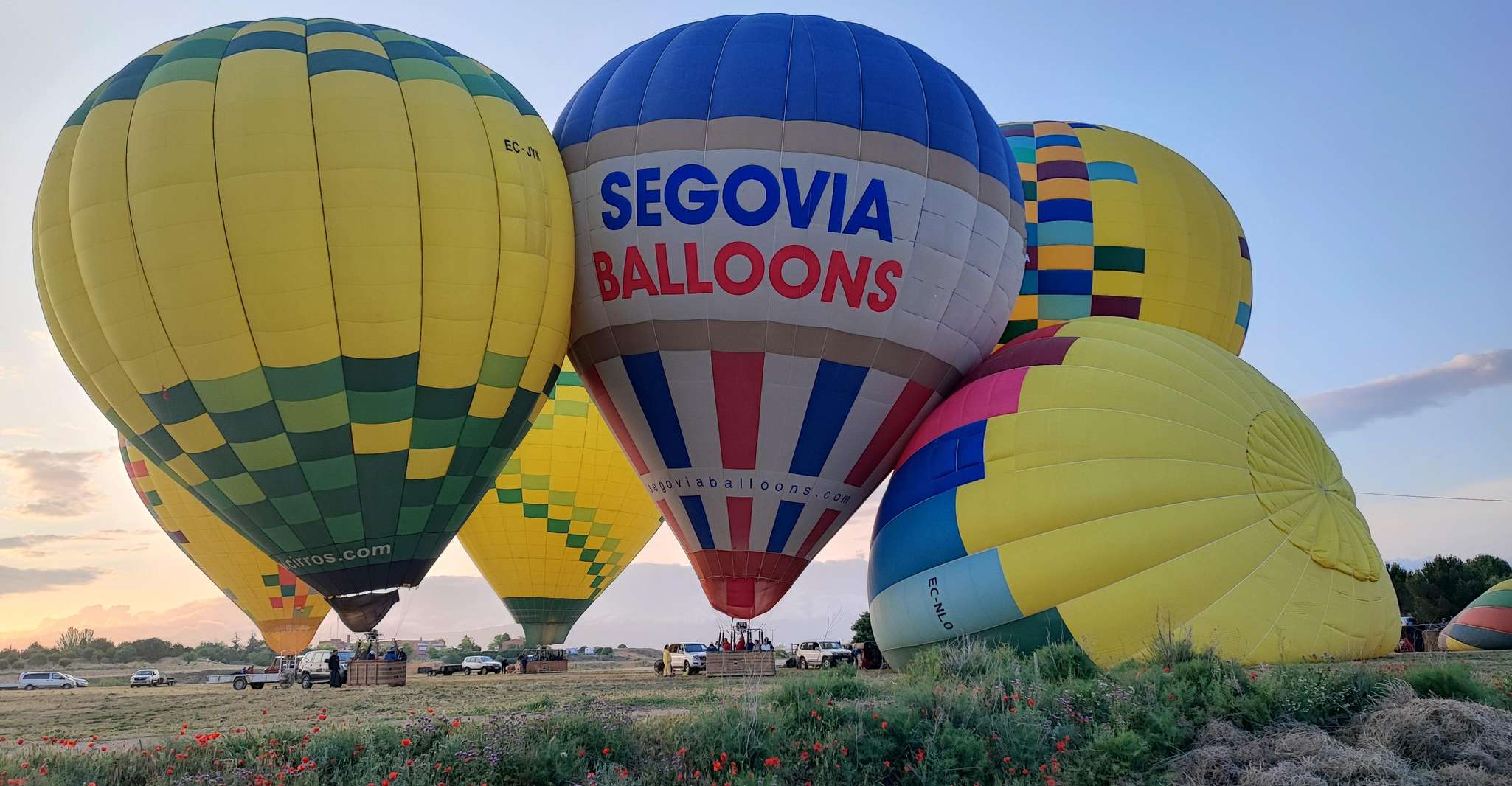 Vol en montgolfière à Ségovie depuis Madrid