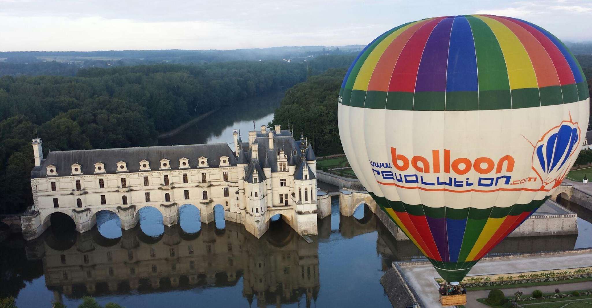 Vol en montgolfière au-dessus des Châteaux de la Loire