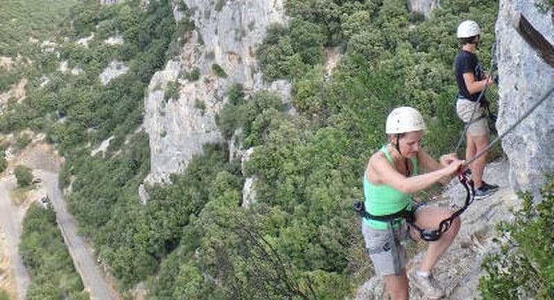 Via Ferrata près de Montpellier