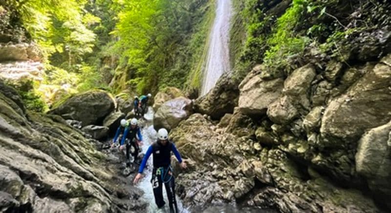 Canyoning à Montmin près d'Annecy