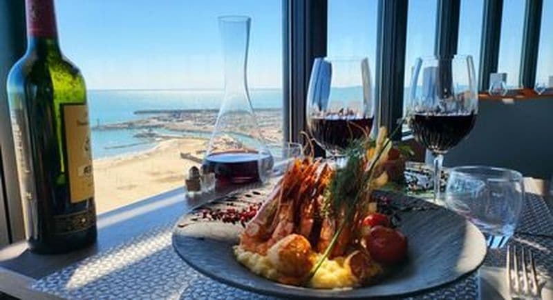 Déjeuner ou dîner dans un restaurant panoramique à Palavas-les-Flots