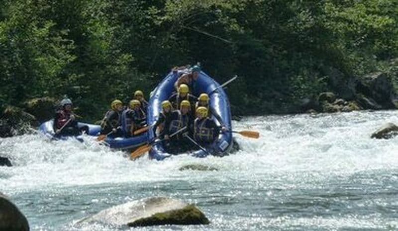 Rafting sur la Dranse en Haute Savoie