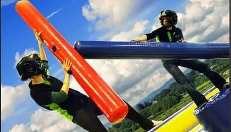 Pack Multi-activités en outdoor à Hénonville près de Beauvais : Sumo, lancer de Haches, Babyfoot, Bubble Football, Joutes de gladiateurs