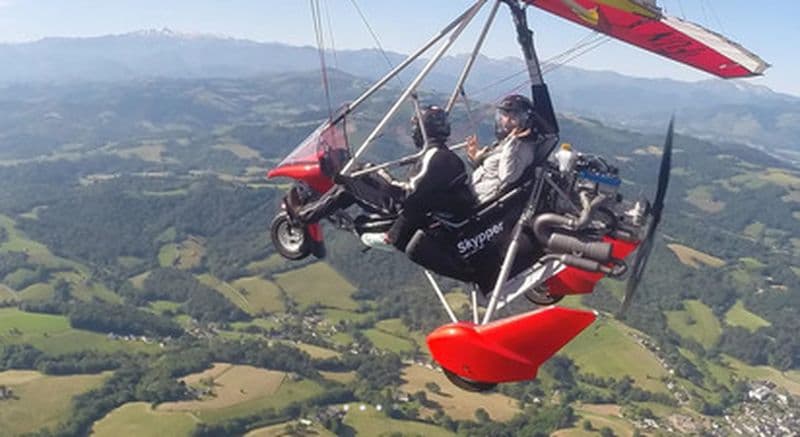 Vol en ULM pendulaire près de Pau