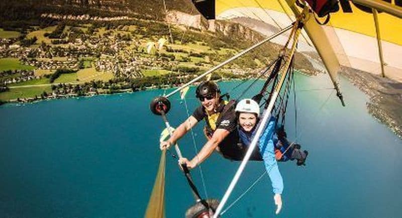 Vol en Deltaplane à Annecy - Découverte du Lac d'Annecy