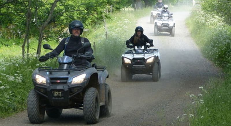 Randonnée en quad à Ussel près d'Aurillac