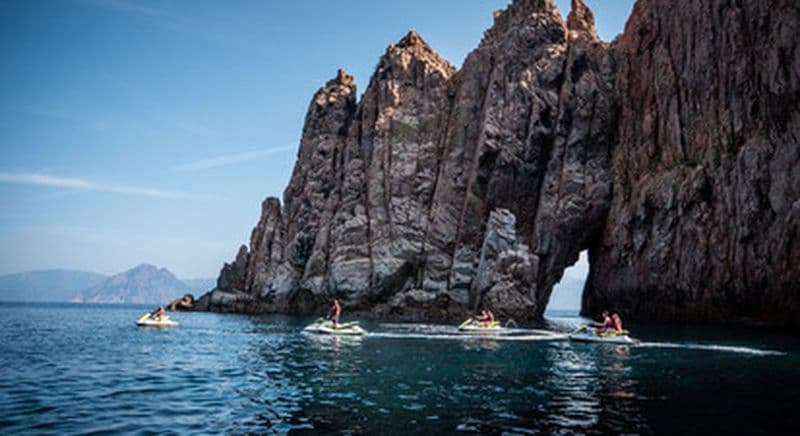 Randonnée en jet-ski à Cargèse en Corse