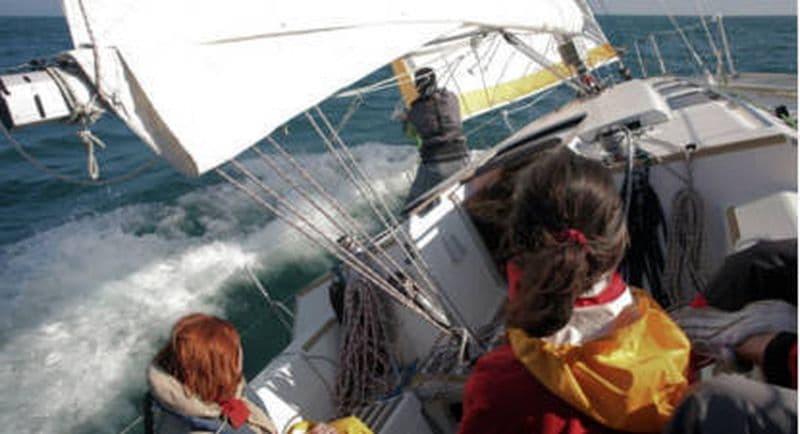 Sortie en bateau à Voile à La Rochelle