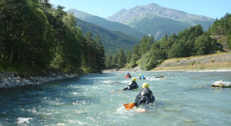 Hydrospeed et nage en Eaux-Vives à Val Cenis en Savoie