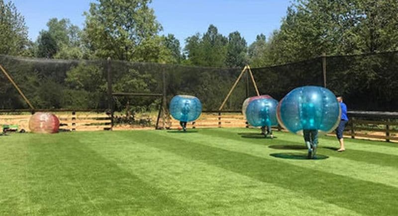 Partie de Bubble football à Villefranche-sur-Saône