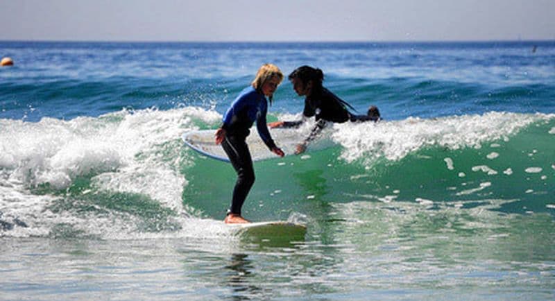 Cours de Surf près de Concarneau