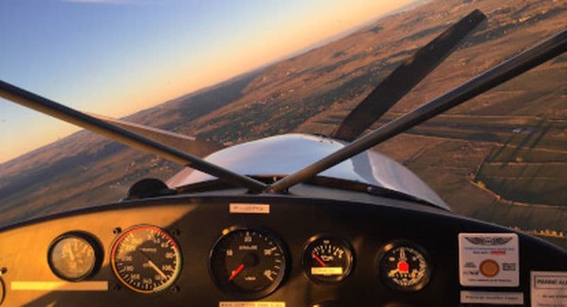 Initiation au pilotage d'avion ultra léger près de Saint-Flour dans le Cantal